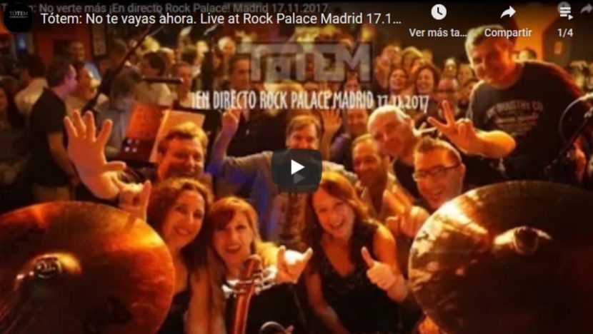 Conciertos de Musica Pop y Rock en Madrid. Tótem Live at Rock Palace
